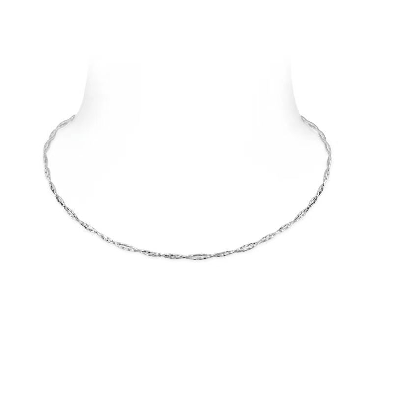 Colier din argint 925 cu lanț răsucit, pandantiv din argint 925, aproximativ 6 g, brand In the prime of life