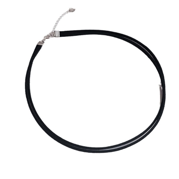 Harajuku baršunasti dvostruki choker za žene, minimalistički stil, materijal: legura, privjesak: legura, lanac: običan lanac, višeslojni dizajn