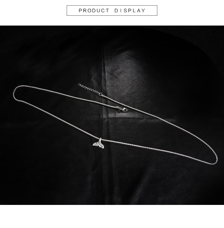 Lanac za struk s repom sirene – legura, elektroplatiranje, korejski stil, ugrađeni sintetički kamenci