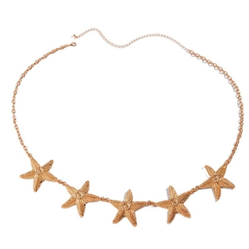 Lanac za struk sa morskom zvijezdom – ženski, svestran plivački stil, elektroplatiranje, šifra 27244-gold