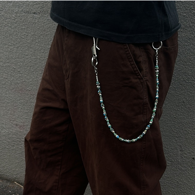 Lanac za hlače, ručno izrađeni, unisex, češke perle, jesen 2024