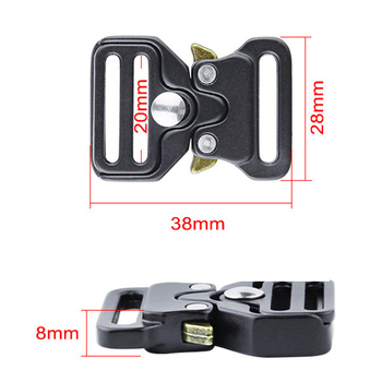 20 мм вътрешен диаметър закопчалка от цинкова сплав, устойчива на износване, за гривни, чанти и обувки, покрита с печено боядисване, тегло 27 g