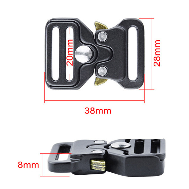 20 мм вътрешен диаметър закопчалка от цинкова сплав, устойчива на износване, за гривни, чанти и обувки, покрита с печено боядисване, тегло 27 g