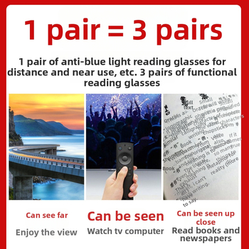 Sklopljive naočale za čitanje s metalnim okvirom, leće koje mijenjaju boju, progresivne višefokalne leće, polikarbonatne leće, za daljinu i blizinu, zaštita od plavog svjetla