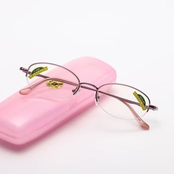 Очила за четене с анти-синя светлина, линзи от смола, метална половин рамка, подходящи за овално лице и за възрастни