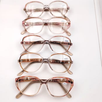 Очила за четене с лещи от смола, TR90 рамка, пълна рамка, овална форма