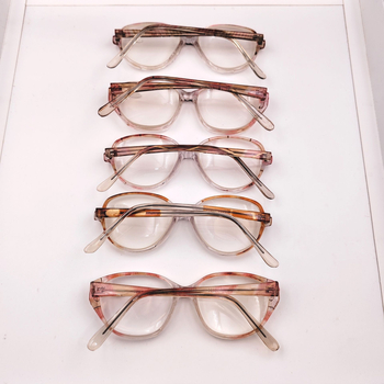 Очила за четене с лещи от смола, TR90 рамка, пълна рамка, овална форма