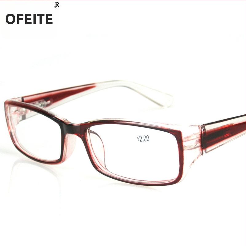 Γυαλιά ανάγνωσης για πρεσβυωπία, φακοί ρητίνης, πλήρες πλαίσιο, πλαίσιο PC, μοντέλο 1019