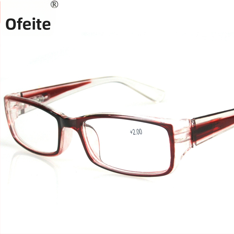 Γυαλιά ανάγνωσης για πρεσβυωπία, φακοί ρητίνης, πλήρες πλαίσιο, πλαίσιο PC, μοντέλο 1019