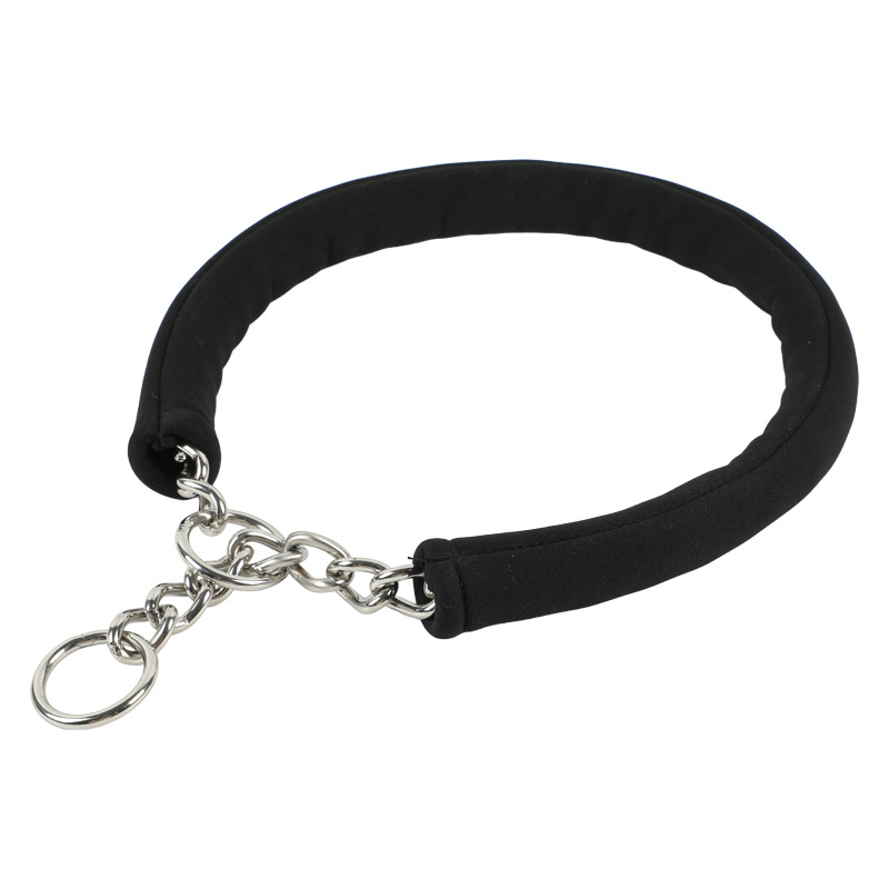 Rozsdamentes acélból készült kutya nyakörv P-lánccal, robbanásbiztos, varrat nélküli hegesztés, csípésmentes, univerzális minden fajta számára