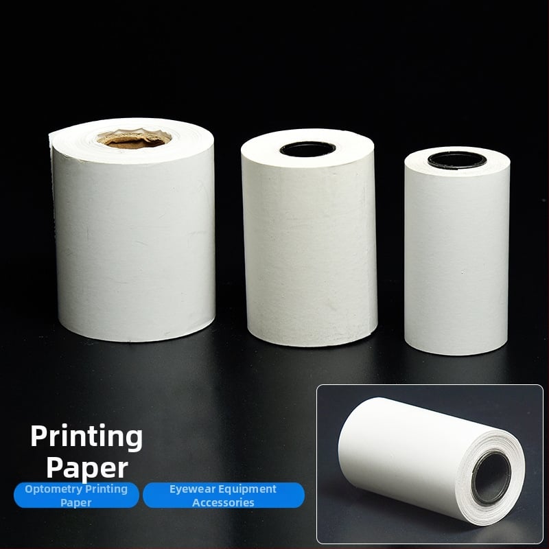 Termiškai jautri popieriaus ritė optometrijos spausdintuvui, modelis 805633, popierius, biurui
