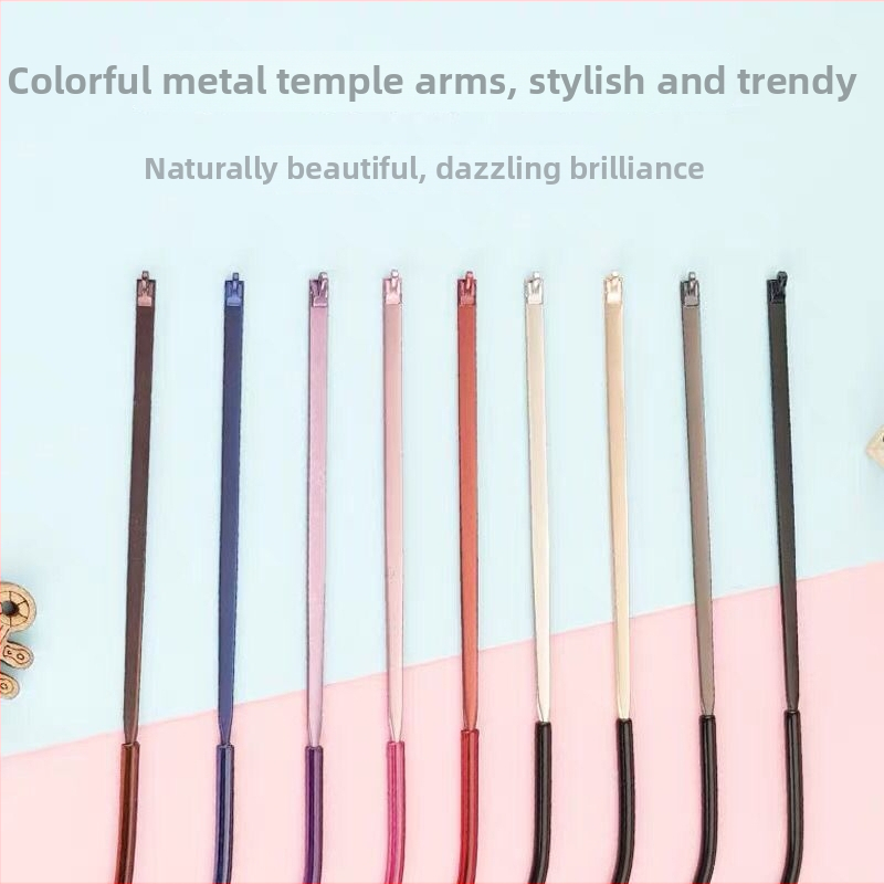 Metāla brillēm kājiņu aksesuārs — pāris ar vienu zobu, universāla saderība, Haiyu, pavasaris 2023