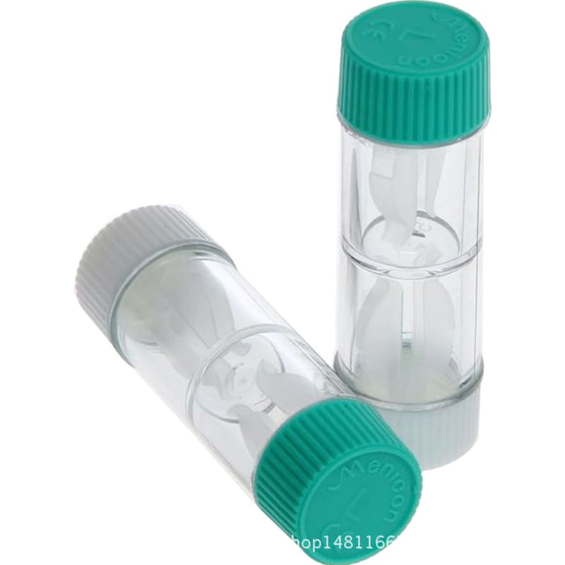 RGP hengeres ápoló doboz, dupla rekesz, OK lencsékkel kompatibilis, Modell M-001