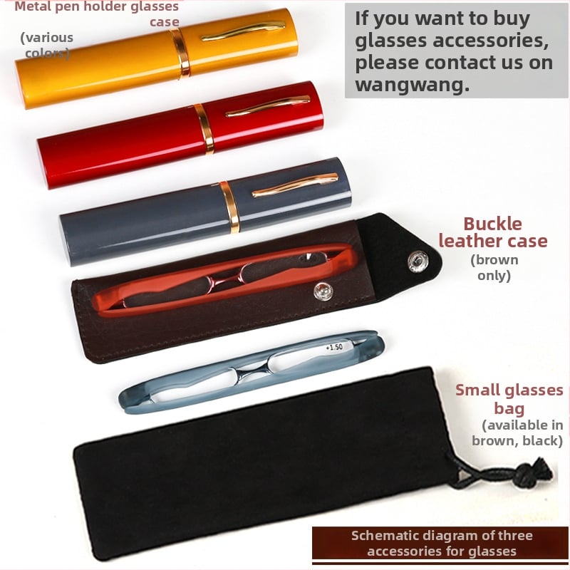 Очила за четене с 360° въртяща се сгъваема конструкция, метална рамка, лещи от смола, пълен рамков стил, подходящи за кръгло лице