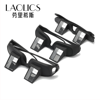 Funkcinės akinės su Ultra HD stiklo lęšiais — Lazy Glasses modelis, PC rėmas, Laurihith, skirta slidinėjimui, alpinizmui, mokymuisi, kelionėms, biurui