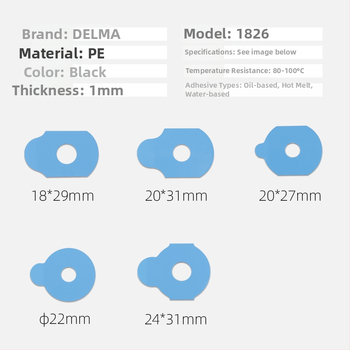 Etichete dublu adezive pentru prelucrarea lentilelor – Material spongios, Model SBN1000, Accesorii, Procesare ochelari optici