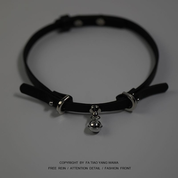 Колие-яка от кожа с окачване от сплав, модел Y191, стил луксозна модна колие