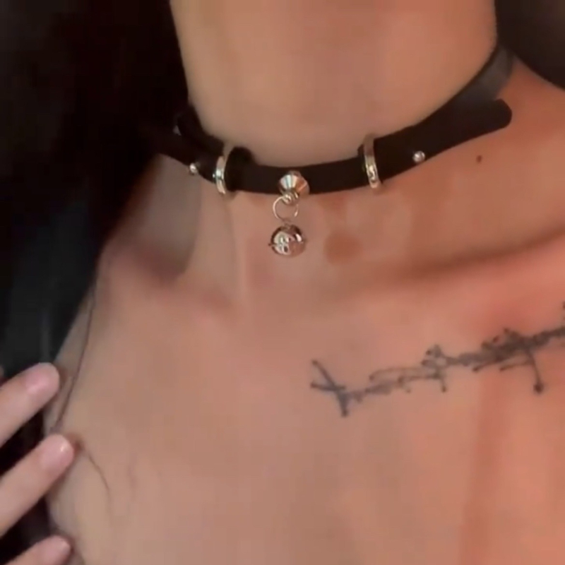 Колие-яка от кожа с окачване от сплав, модел Y191, стил луксозна модна колие