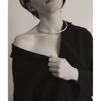 Ключична огърлица от неръждаема стомана, геометрична верижка, дължина 31–40 см, регулируема