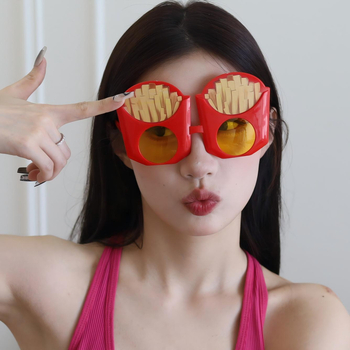 Frīzes kartupeļu formā veidotas saulesbrilles – ABS materiāls, pilns rāmis, universālas, mīļš stils, rekvizīts ballīšu fotogrāfijām
