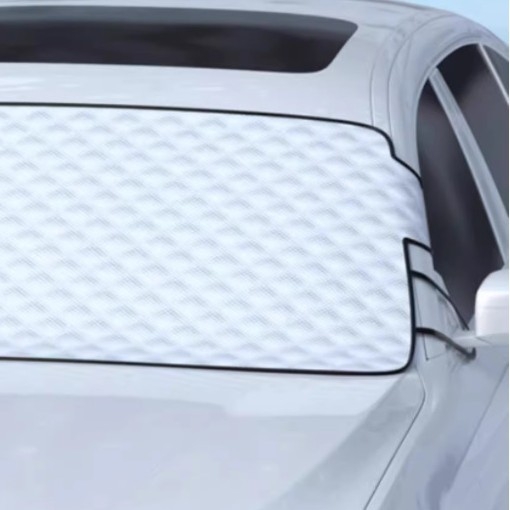 Esiklaasi kaitsekate autole, universaalne, paksendatud alumiiniumfoolium, klõpsuga paigaldus, 440 g