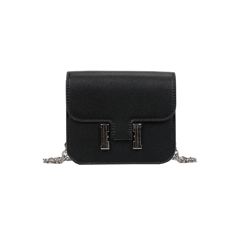 PU crossbody torbica s poklopcem, vodoravni kvadratni oblik, unutarnji ID džep