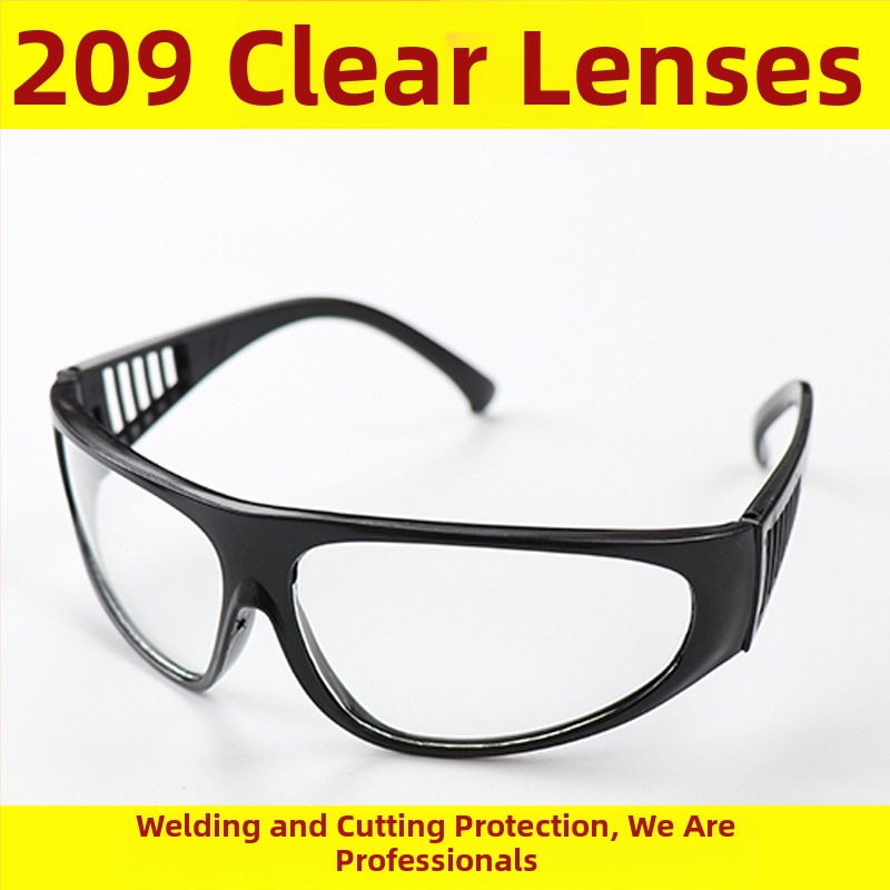 Metināšanas aizsargbrilles ar antispatter aizsardzību, stikla lēca 0,15 mm, modelis HGZ-27-4, GB_14866_2006