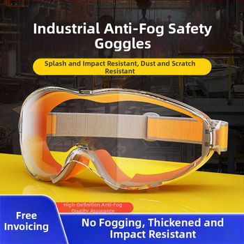 Tööstuslikud kaitseprillid udutõkke, veekindlad, tuule- ja tolmukindlad; sobivad lõikamiseks, lihvimiseks ja keevitamiseks; bränd Lichang, raam TPE, kood S2323