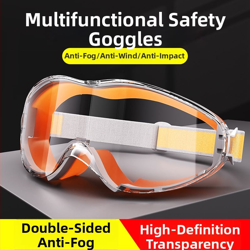 Tööstuslikud kaitseprillid udutõkke, veekindlad, tuule- ja tolmukindlad; sobivad lõikamiseks, lihvimiseks ja keevitamiseks; bränd Lichang, raam TPE, kood S2323