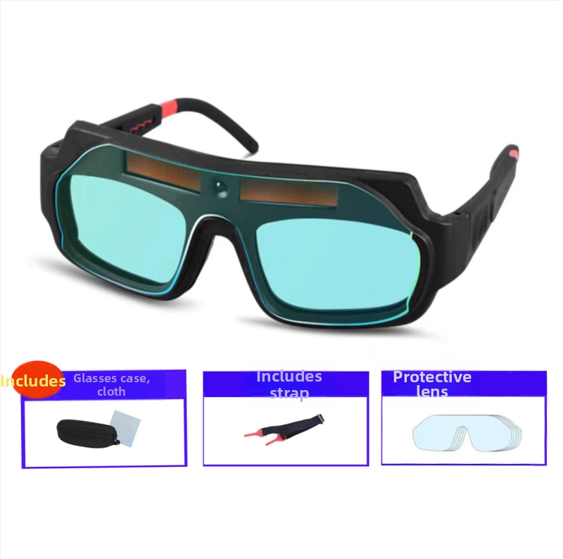 Automatiškai tamsėjantys suvirinimo akiniai su UV apsauga ir anti-spindėjimo funkcija argono lankinio suvirinimui