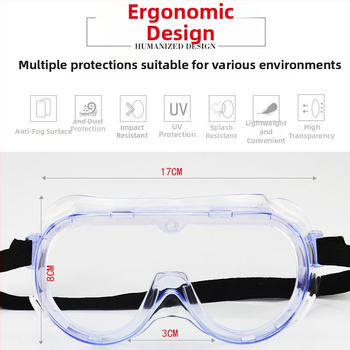 3M 1621af kaitseprillid, millel on udu vastu, keemiliste ainete, tolmu ja mõju vastu, UV-kaitse 99%