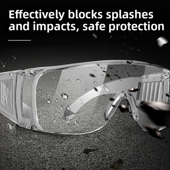 Tööohutuse kaitseprillid – vastu pritsimist, tuule- ja tolmukaitse, läbipaistvad läätsed, Tööohutuse seeria