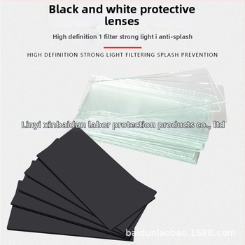 Metināšanas maskas lēca, stikla, 3 mm biezums, metināšanai, argona loka metināšanai un griešanai, UV aizsardzība