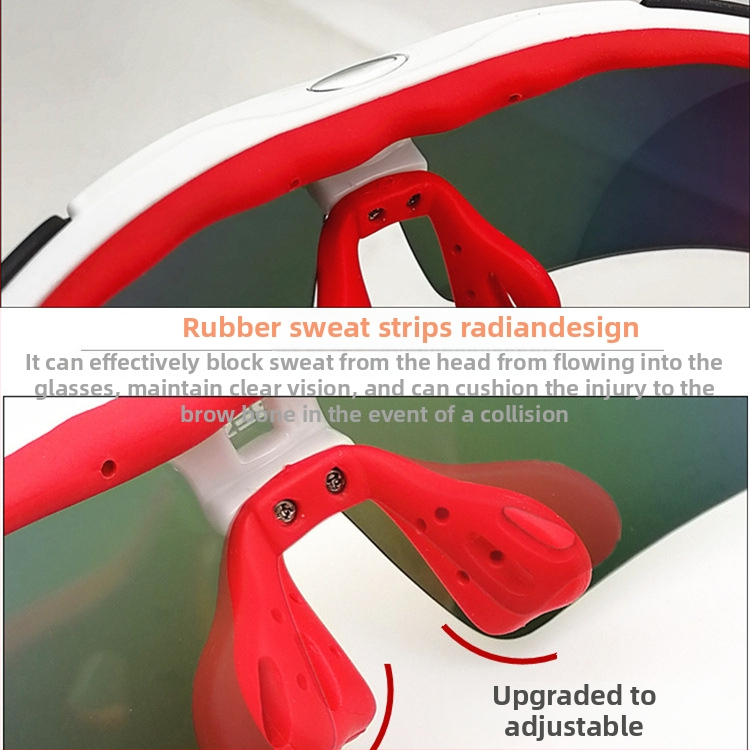 Jalgratta- ja välispordipäikeseprillid – tuulekindlad, polariseeritud – viieosaline komplekt jalgrattasõiduks, jooksmiseks, kalapüügiks ja mägironimiseks