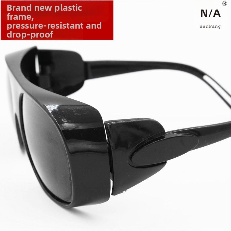 Šuvju aizsargbrilles ar pretgaismas loku, UV aizsardzība, putekļu un triecienizturība