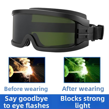 Zváracie ochranné okuliare s antireflexnou úpravou, proti žiareniu a proti nárazu