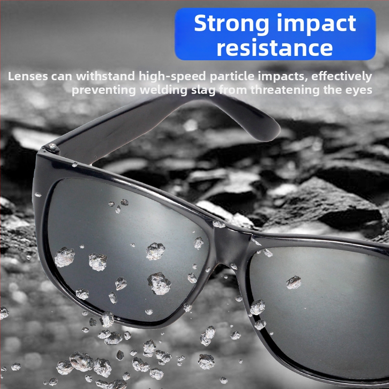 Zváračské ochranné okuliare s priehľadnými šošovkami, proti špliechaniu a nárazu, vhodné na brúsenie