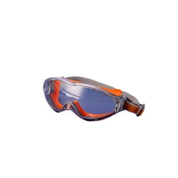 Apsauginiai akiniai - Modelis: Two-Tone Silicone Goggles, PC rėmas, reguliuojamas dirželis, Anti-Fog, smūgių apsauga, Nacionalinis standartas