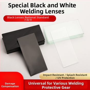 Metināšanas aizsargbrilles, modelis 7#8#9#, stikla lēca, 1–3 mm biezums, acu aizsardzība