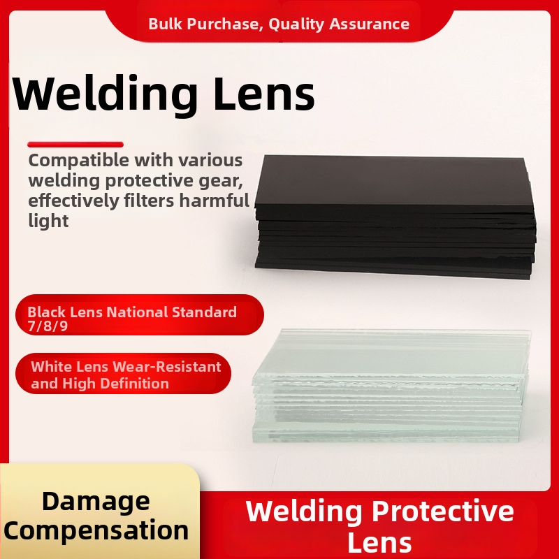 Metināšanas aizsargbrilles, modelis 7#8#9#, stikla lēca, 1–3 mm biezums, acu aizsardzība