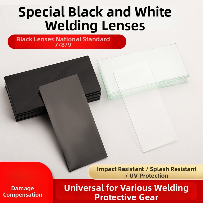 Metināšanas aizsargbrilles, modelis 7#8#9#, stikla lēca, 1–3 mm biezums, acu aizsardzība