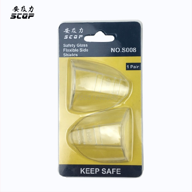 Sānu aizsargspārns aizsargbrillēm, modelis S008, pretdarbīgs