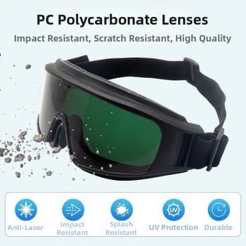 Lazerinio suvirinimo akiniai su arkos apsauga, radiacijos apsauga ir smūgių atsparumas