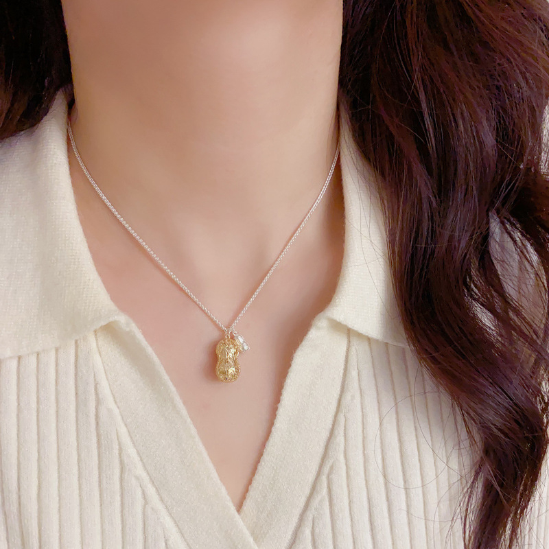 Colier pentru femei cu pandantiv din cupru, placare cu aur reală, pandantiv în formă de floare, greutate 10 g, lanț regulat, stil lux discret