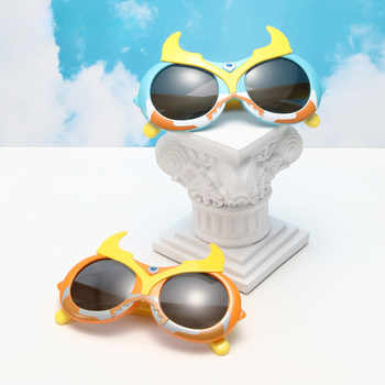 Dječje polarizirane sunčane naočale UV400, TAC leće, puni okvir, dizajn od silikonskih karikatura