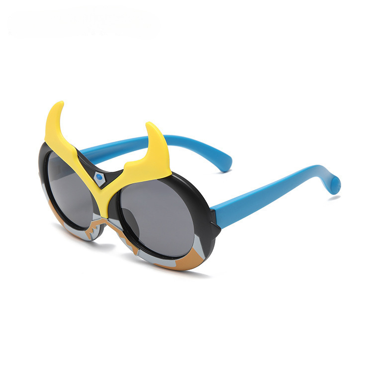 Dječje polarizirane sunčane naočale UV400, TAC leće, puni okvir, dizajn od silikonskih karikatura