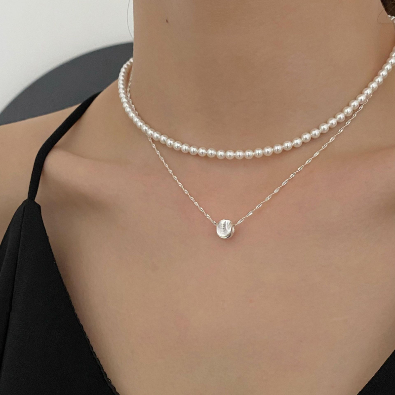 Colier din argint 925 cu pandant Cat Eye Water Ripple, lanț obișnuit, pentru femei, brand Taiya