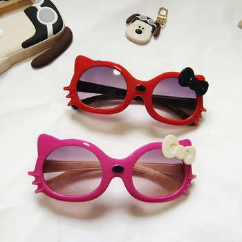 Blue Ocean dječje sunčane naočale u obliku mačjih očiju, UV400 zaštita, kompletan okvir od smole, leće od polikarbonata, bez polarizacije