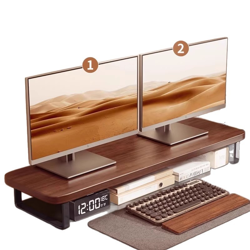 Stolni organizator za monitor i laptop - podesiva visina (Model Yafan Home; Kompatibilan sa svim računalima; Desktop stil)