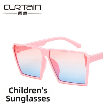 Laste päikeseprillid ruudukujulise raamiga, UV400 kaitse, mitte polariseeritud, AC läätsed, täielik raam PC-st